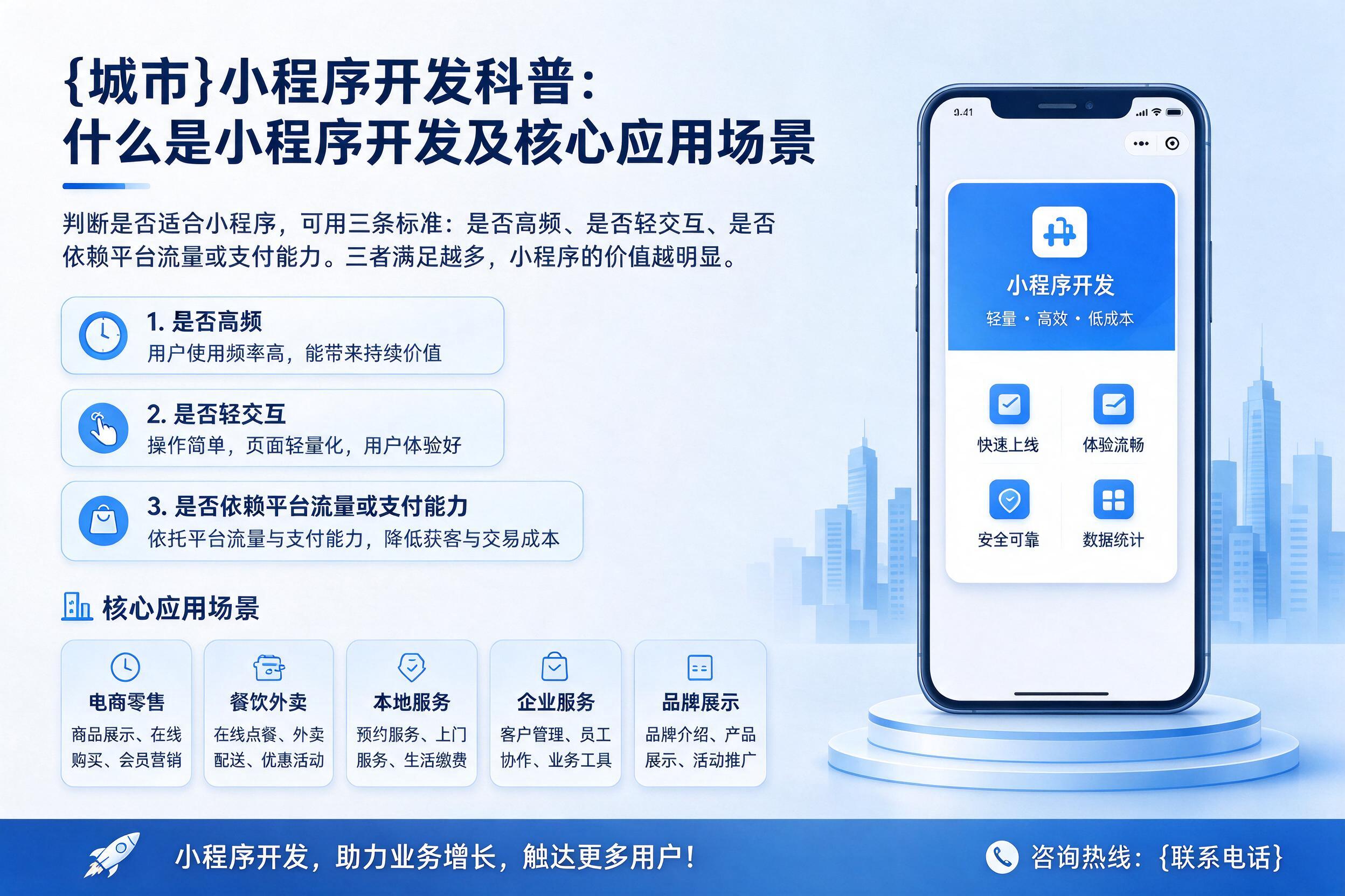 北辰小程序开发科普：什么是小程序开发及核心应用场景